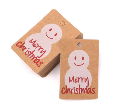 Presentes recicláveis de Hang Tags Swing For Christmas do papel de embalagem do pdf