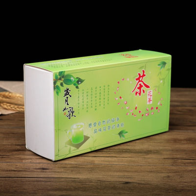 Caixa feita sob encomenda de gravação da gaveta que empacota para o chá Eco amigável