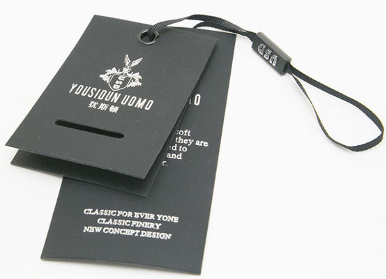 Impressão de papel preta do balanço 600dpi Hang Tags For Clothing Offset