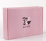 Impressão de cores de empacotamento cosmética cor-de-rosa ondulada de Pantone da caixa de cartão da categoria de E