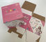 Caixas de cartão decorativas resistentes para o empacotamento do presente liso para dentro