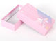 o rosa rígido das caixas de presente do cartão de 2mm imprimiu reciclável para cosméticos